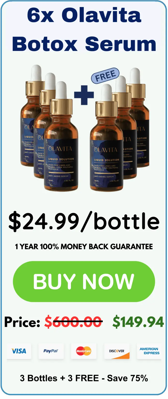 Olavita Botox Serum offer package price 