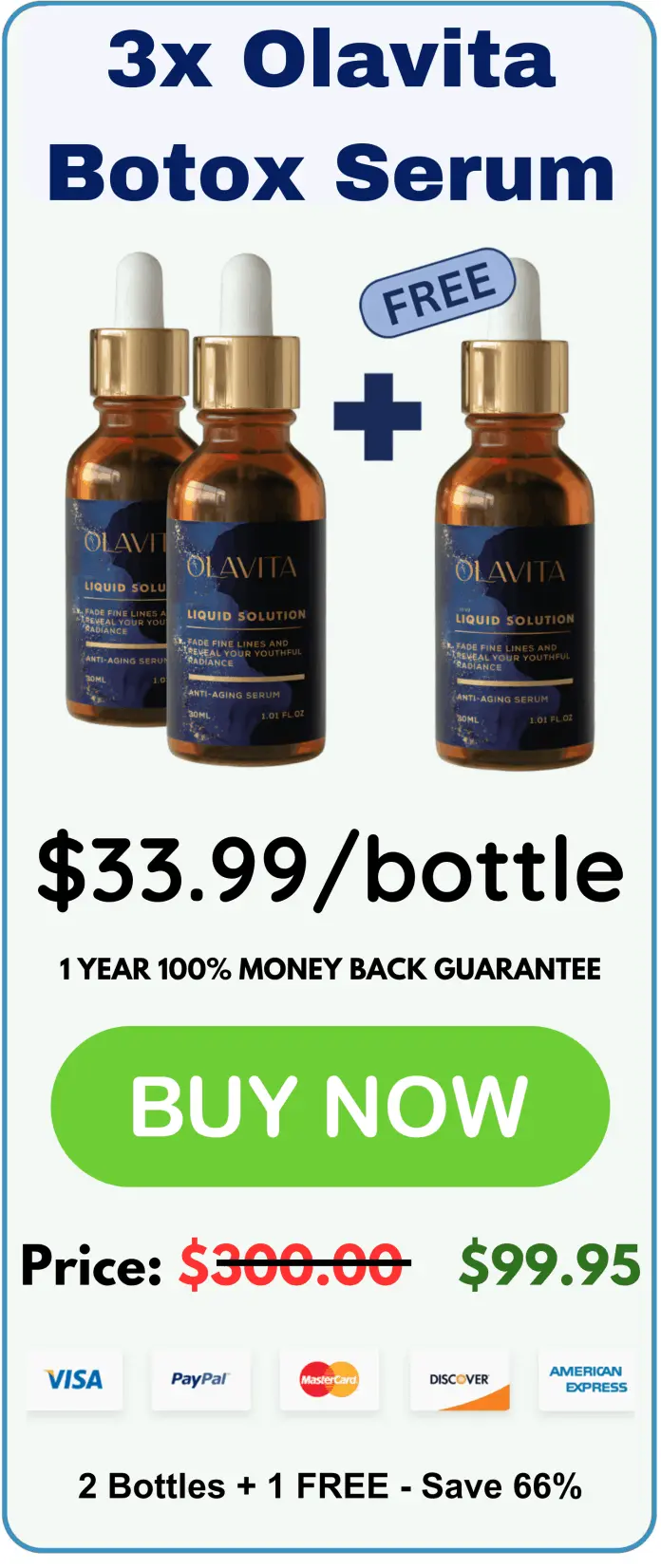 Olavita Botox Serum offer price 